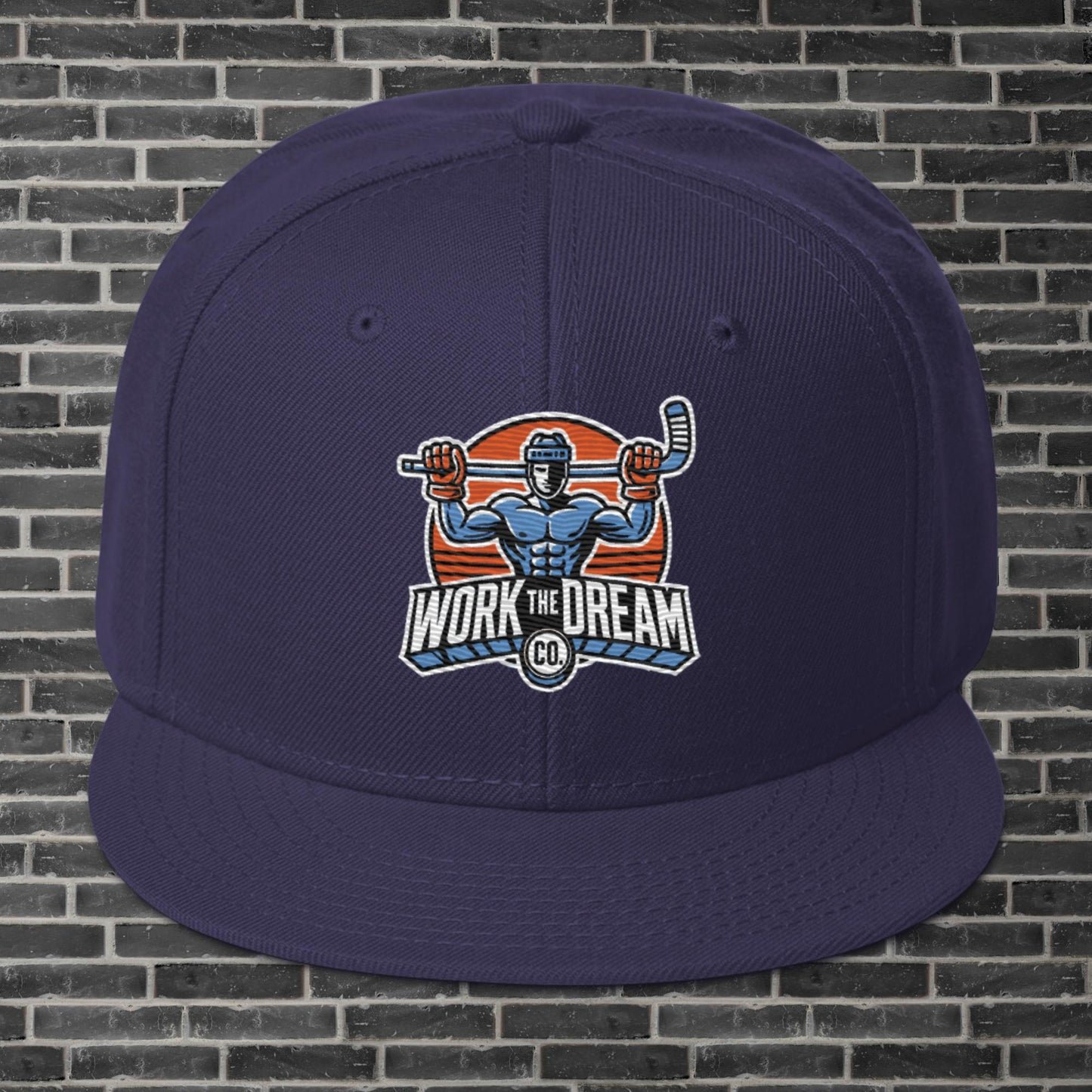 WTD Hockey Throwback Snapback Hat