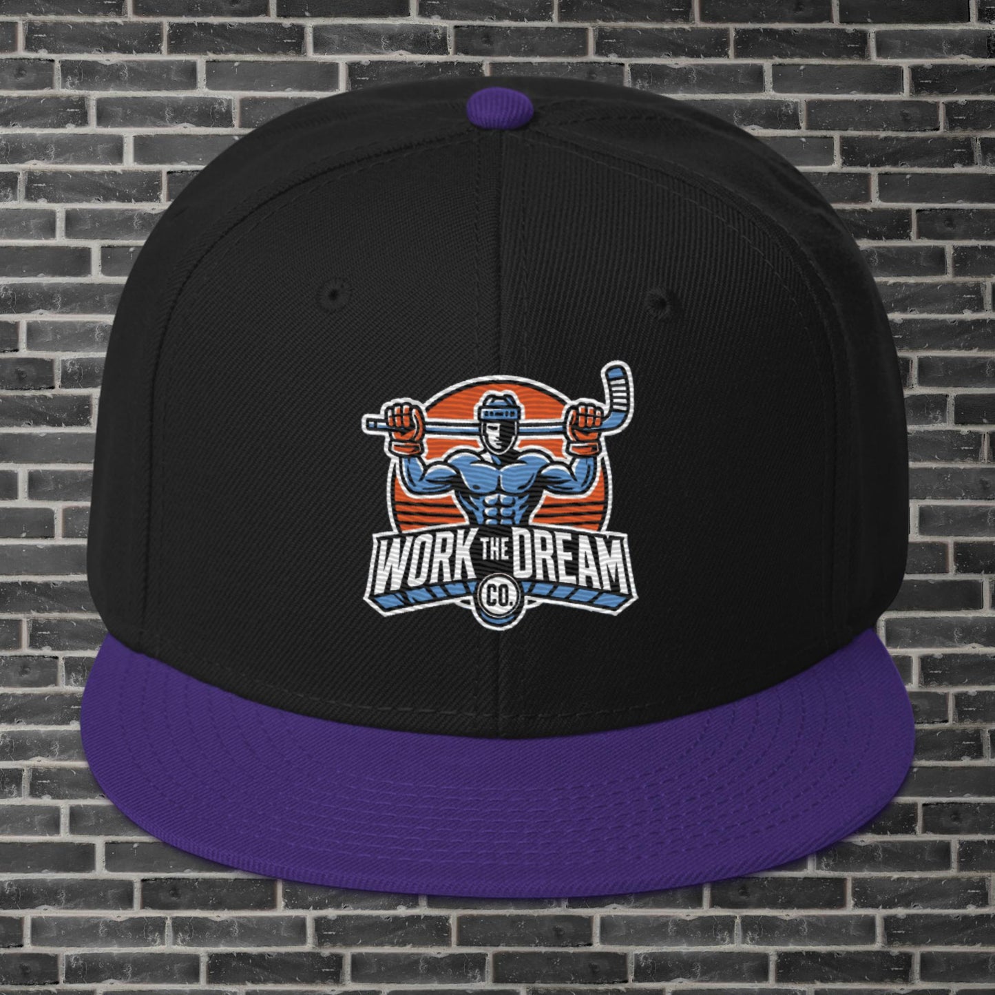 WTD Hockey Throwback Snapback Hat