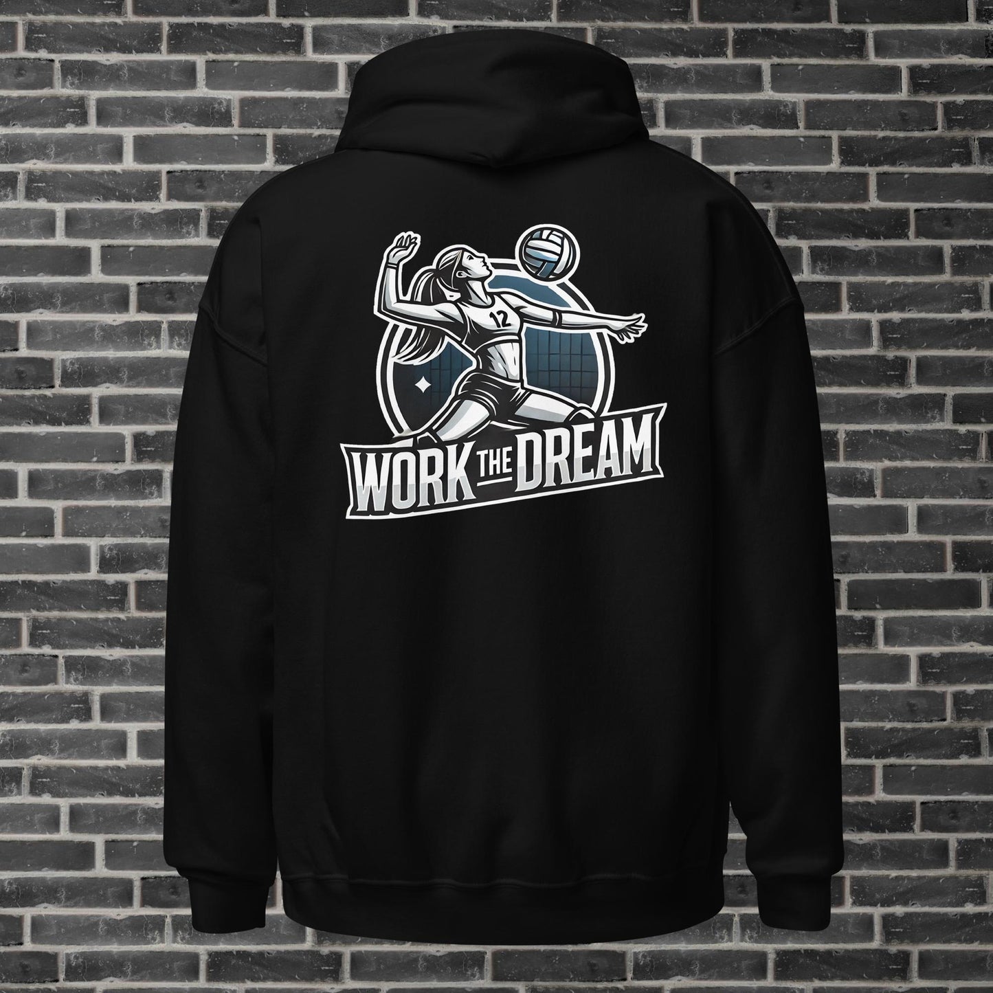 Adult WTD Female Volleyball Legend Hoodie