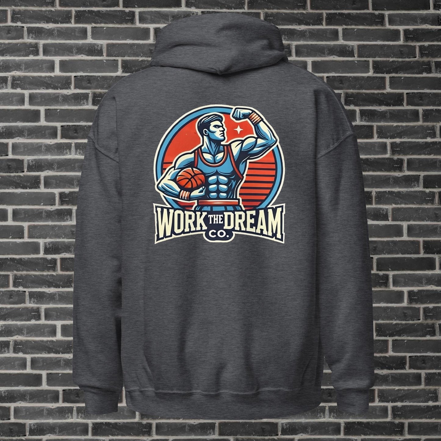 Adult WTD Basketball Throwback Hoodie