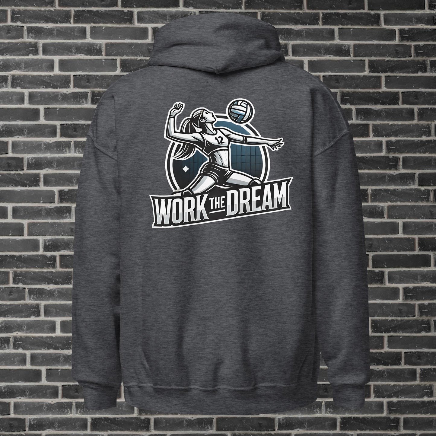 Adult WTD Female Volleyball Legend Hoodie