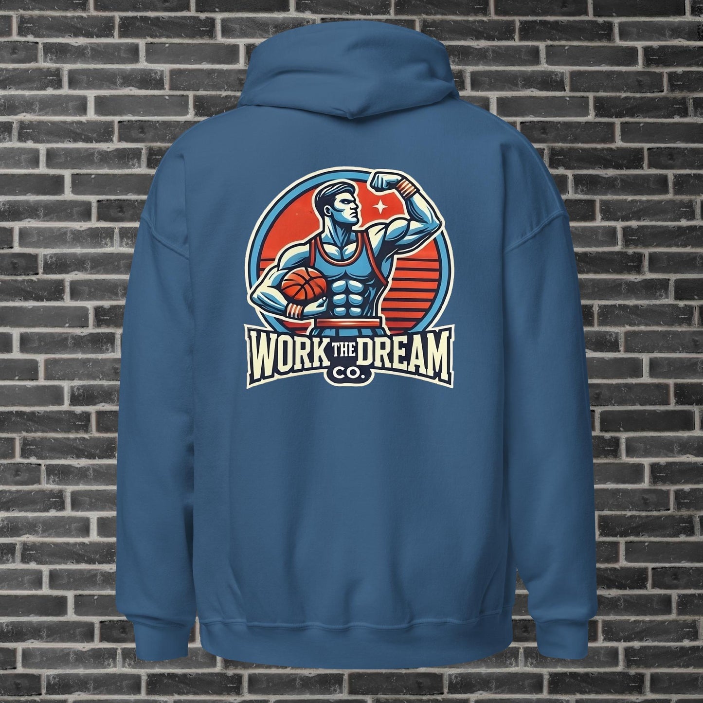Adult WTD Basketball Throwback Hoodie