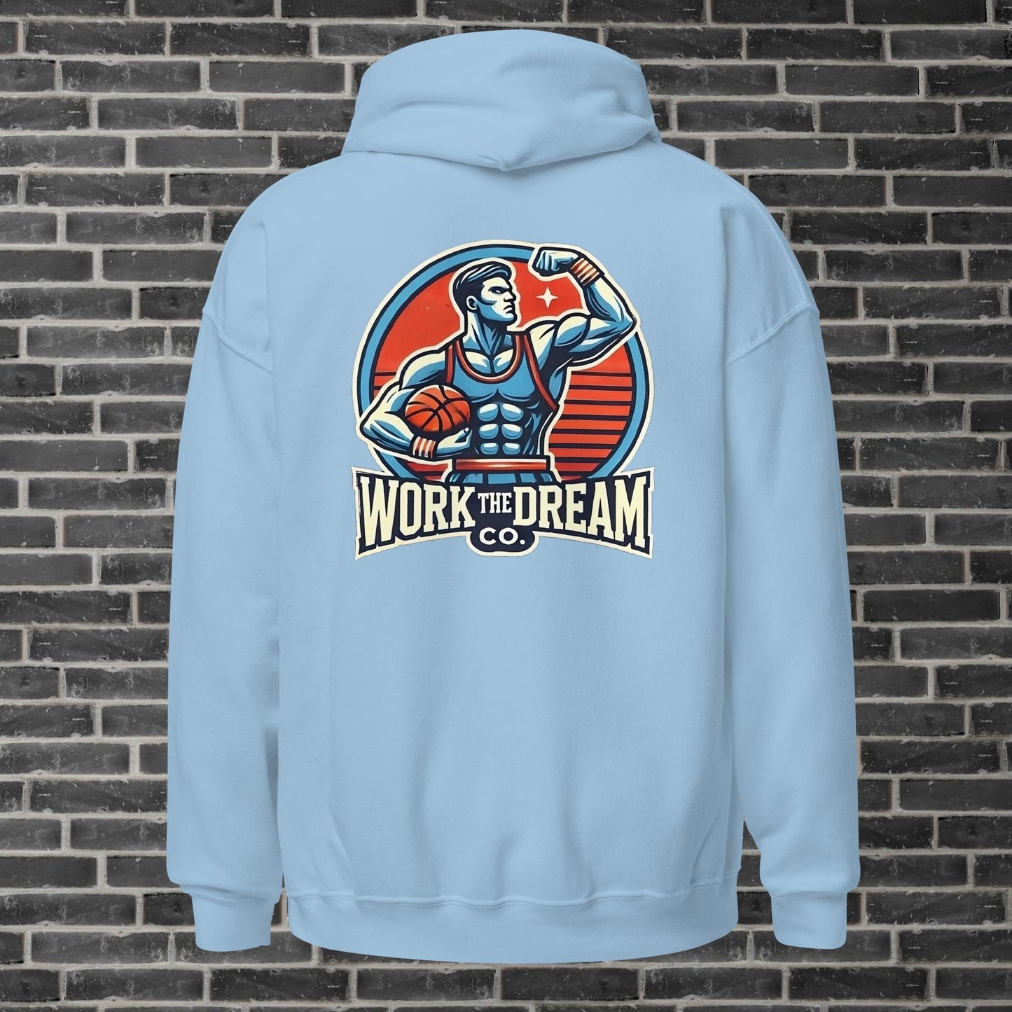 Adult WTD Basketball Throwback Hoodie