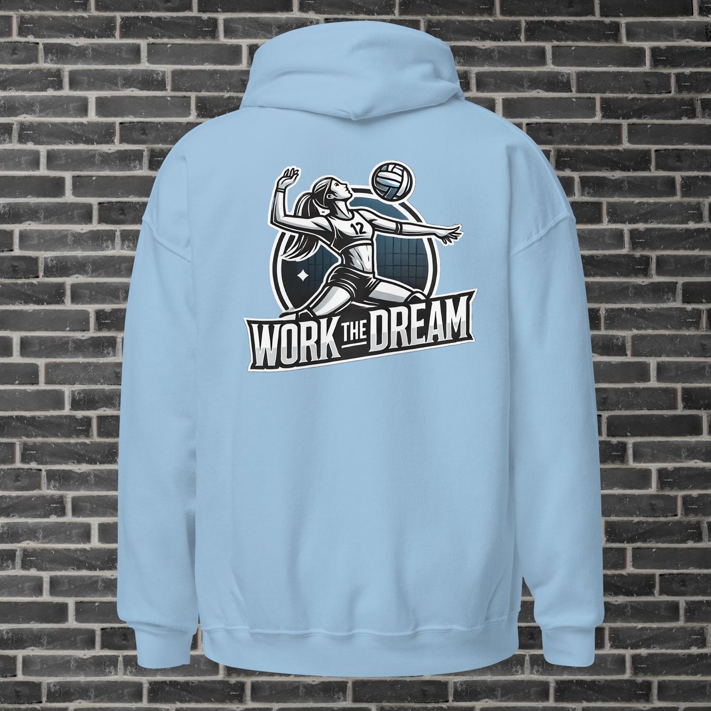 Adult WTD Female Volleyball Legend Hoodie