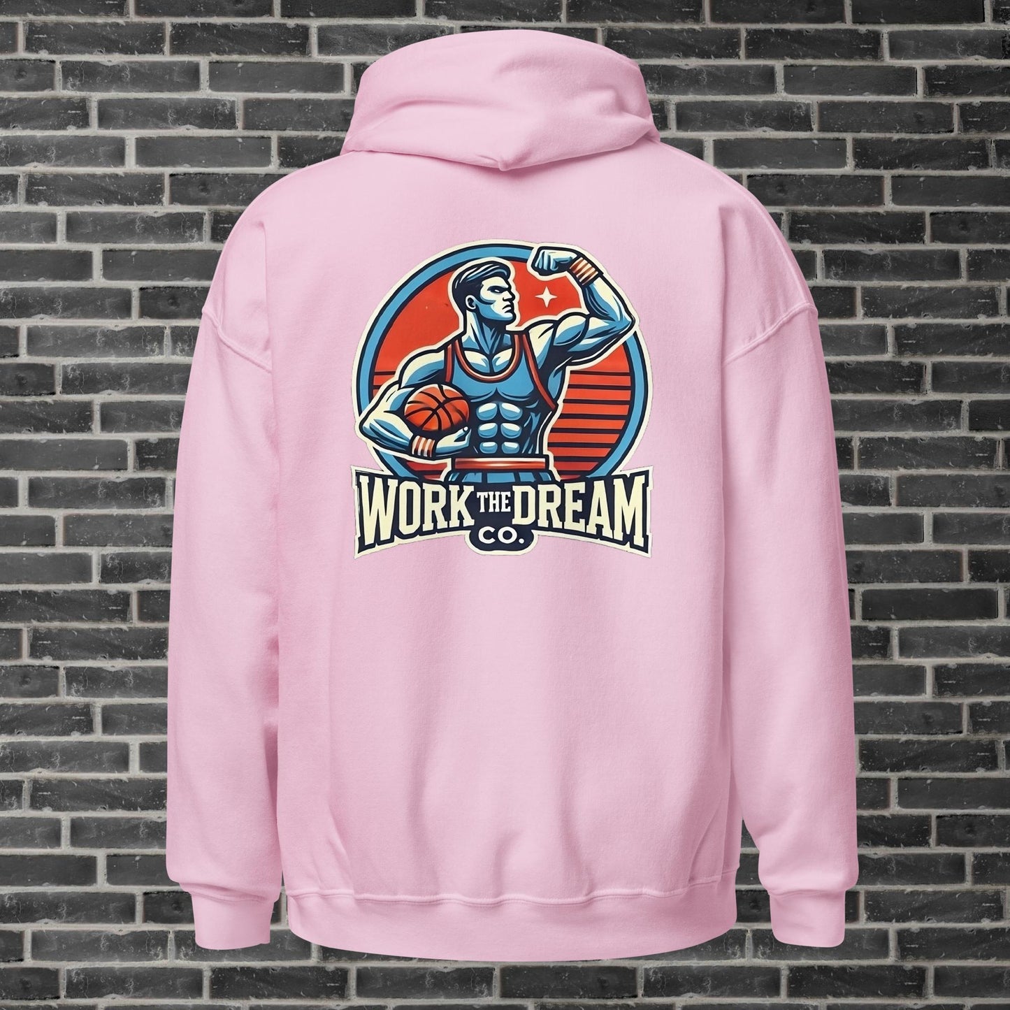 Adult WTD Basketball Throwback Hoodie