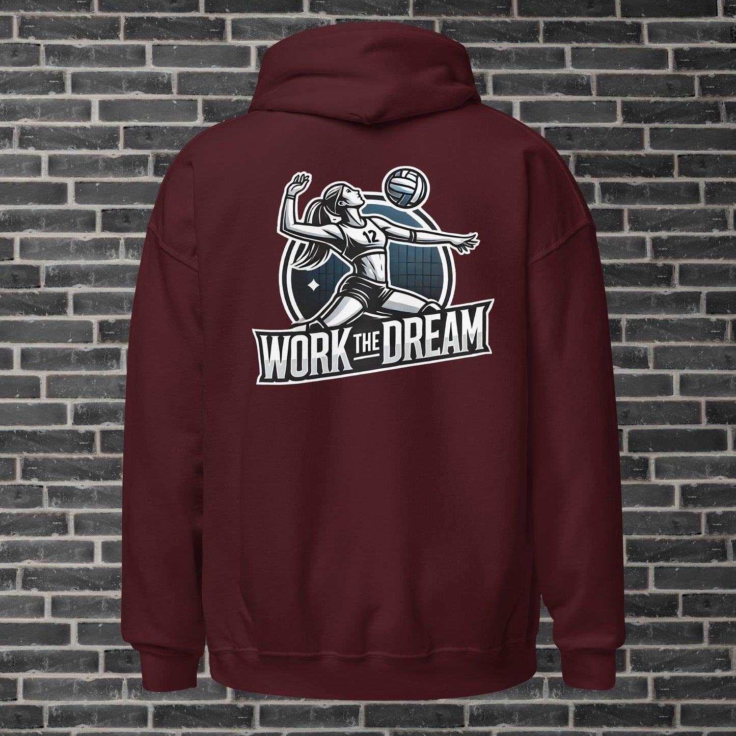 Adult WTD Female Volleyball Legend Hoodie