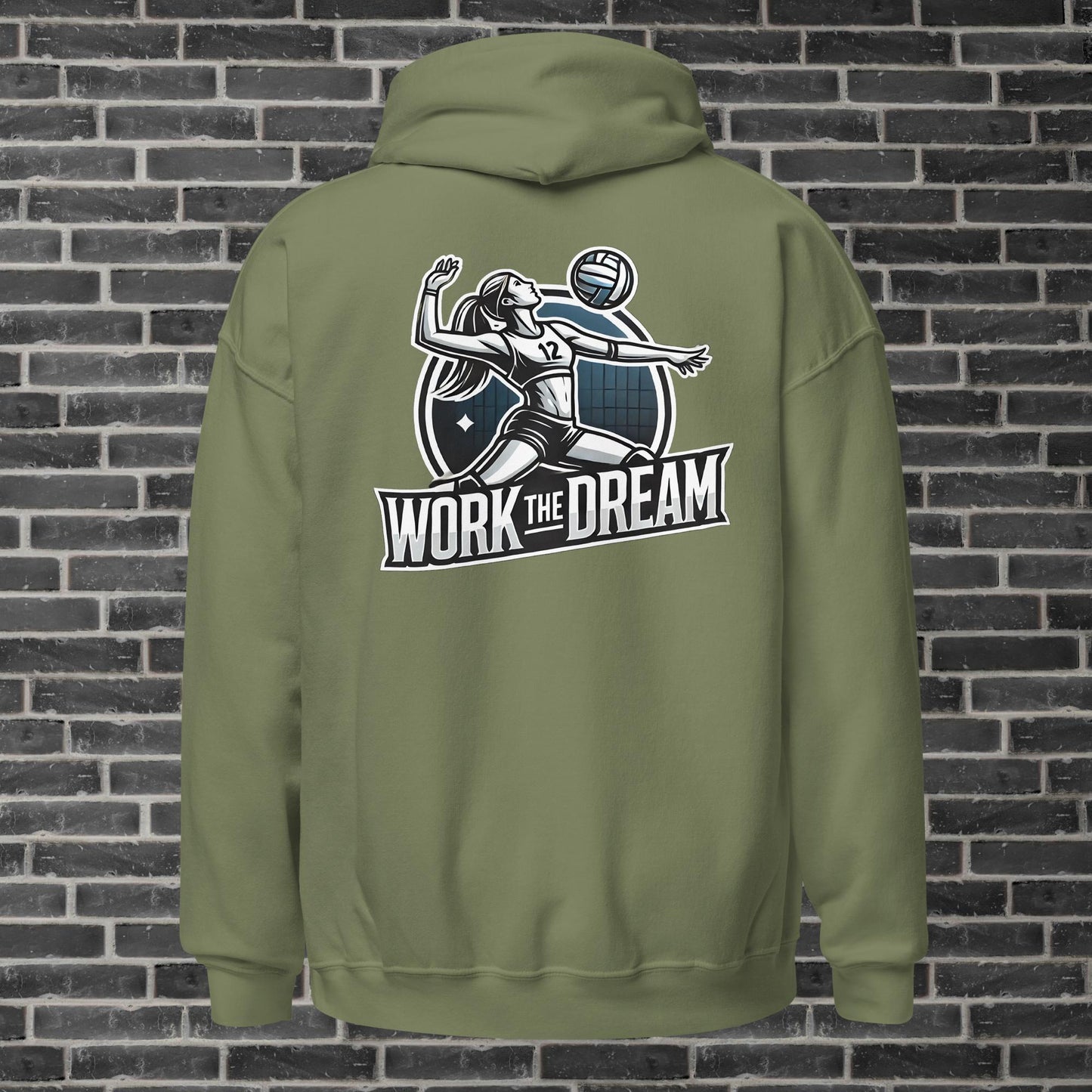 Adult WTD Female Volleyball Legend Hoodie