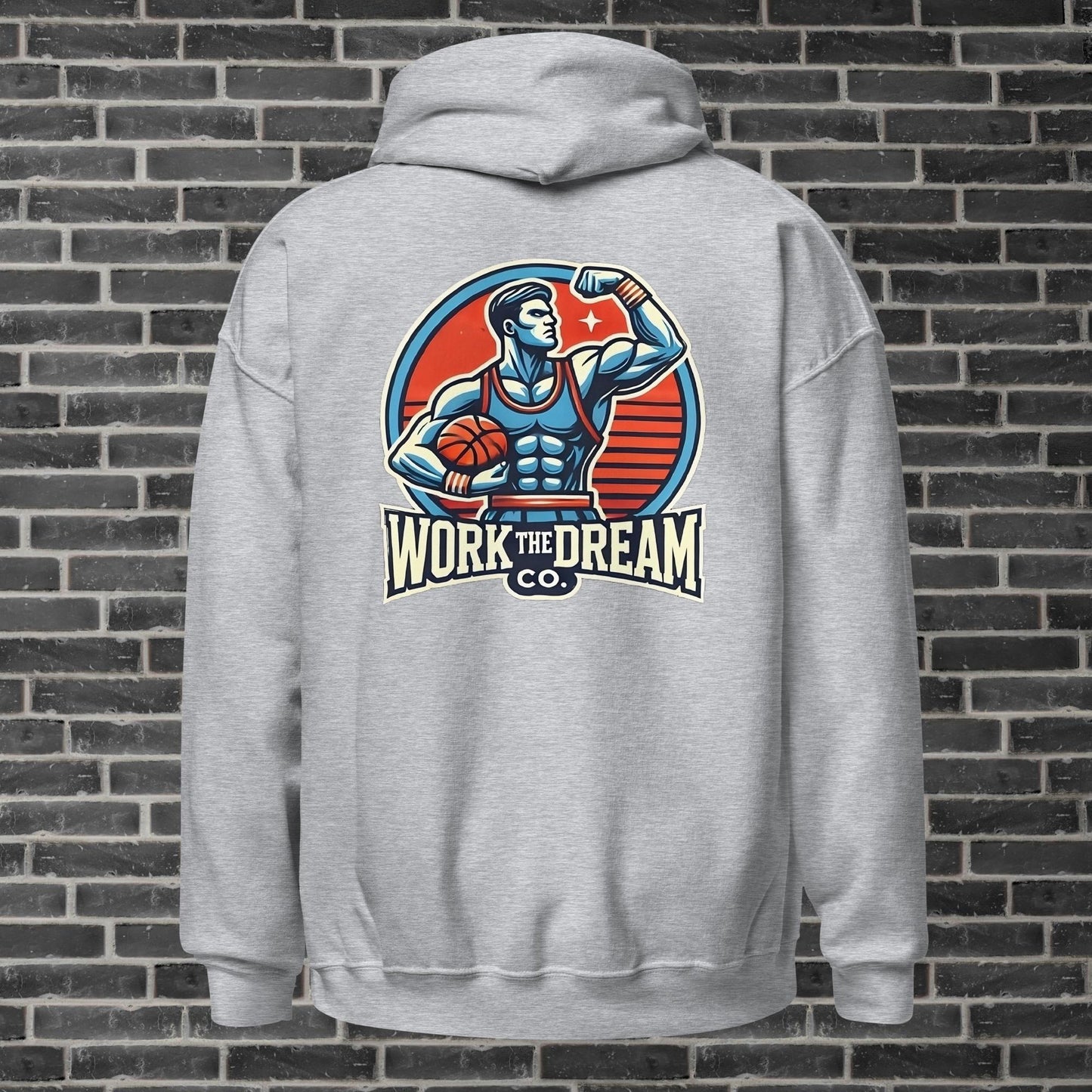 Adult WTD Basketball Throwback Hoodie