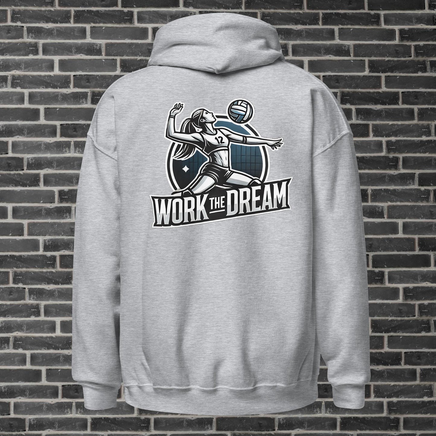 Adult WTD Female Volleyball Legend Hoodie