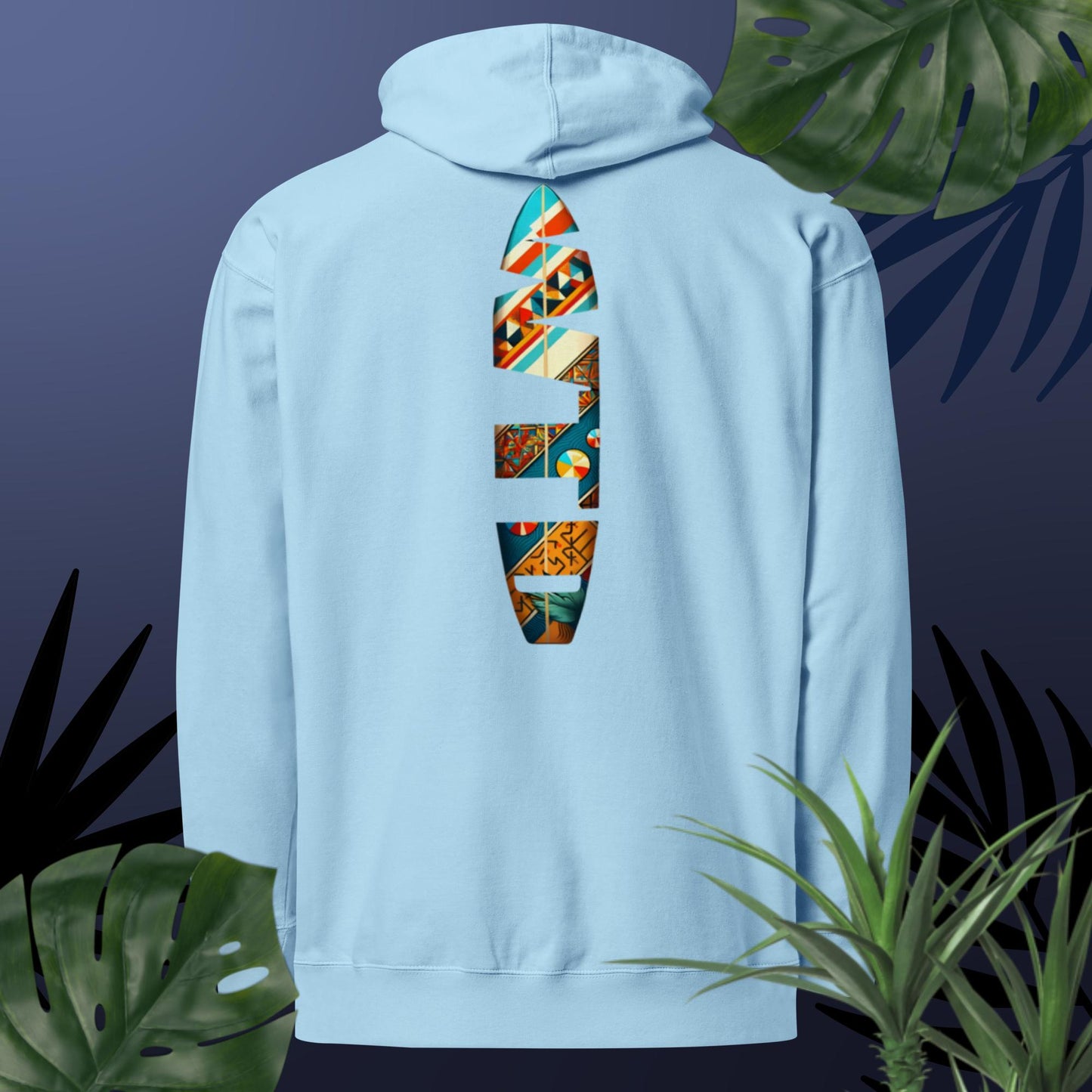 Adult WTD Tribal Surfboard Hoodie