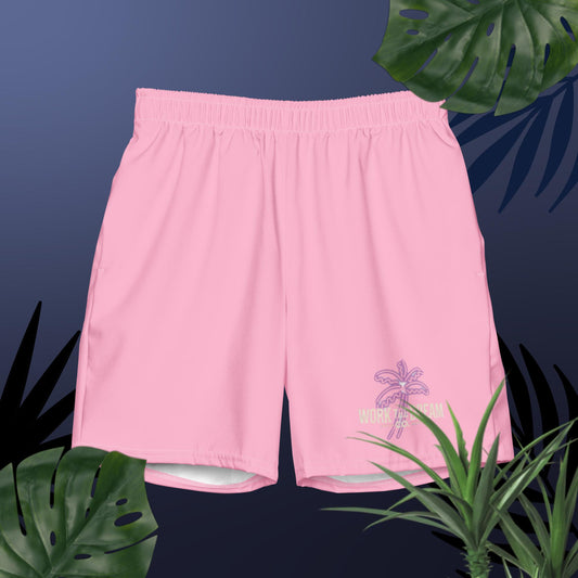 Adult WTD Pink TROPICAL Swim Shorts