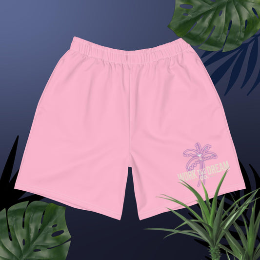 Adult WTD Pink TROPICAL Athletic Shorts