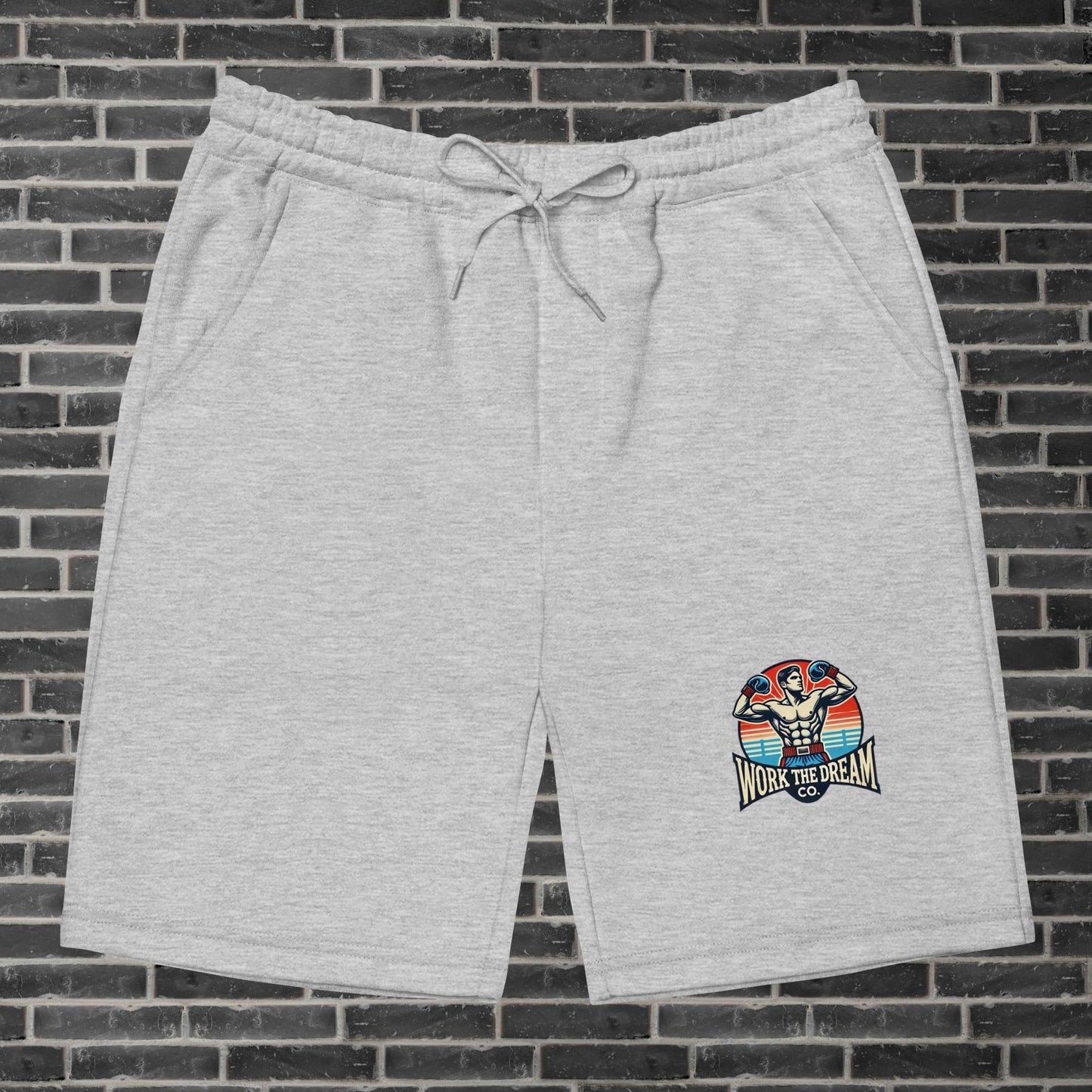 Adult WTD Retro Boxing Throwback Fleece Shorts