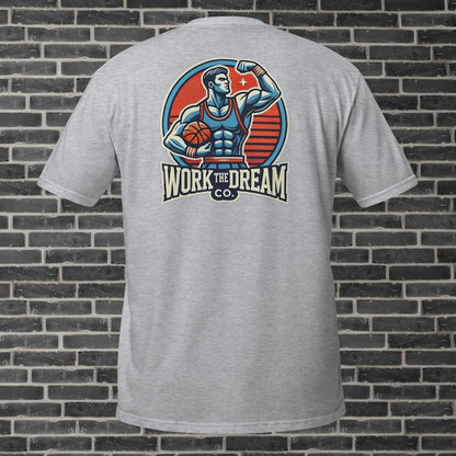 Adult WTD Basketball Throwback T-Shirt