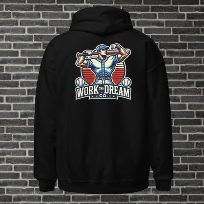 Adult WTD Baseball Throwback Hoodie