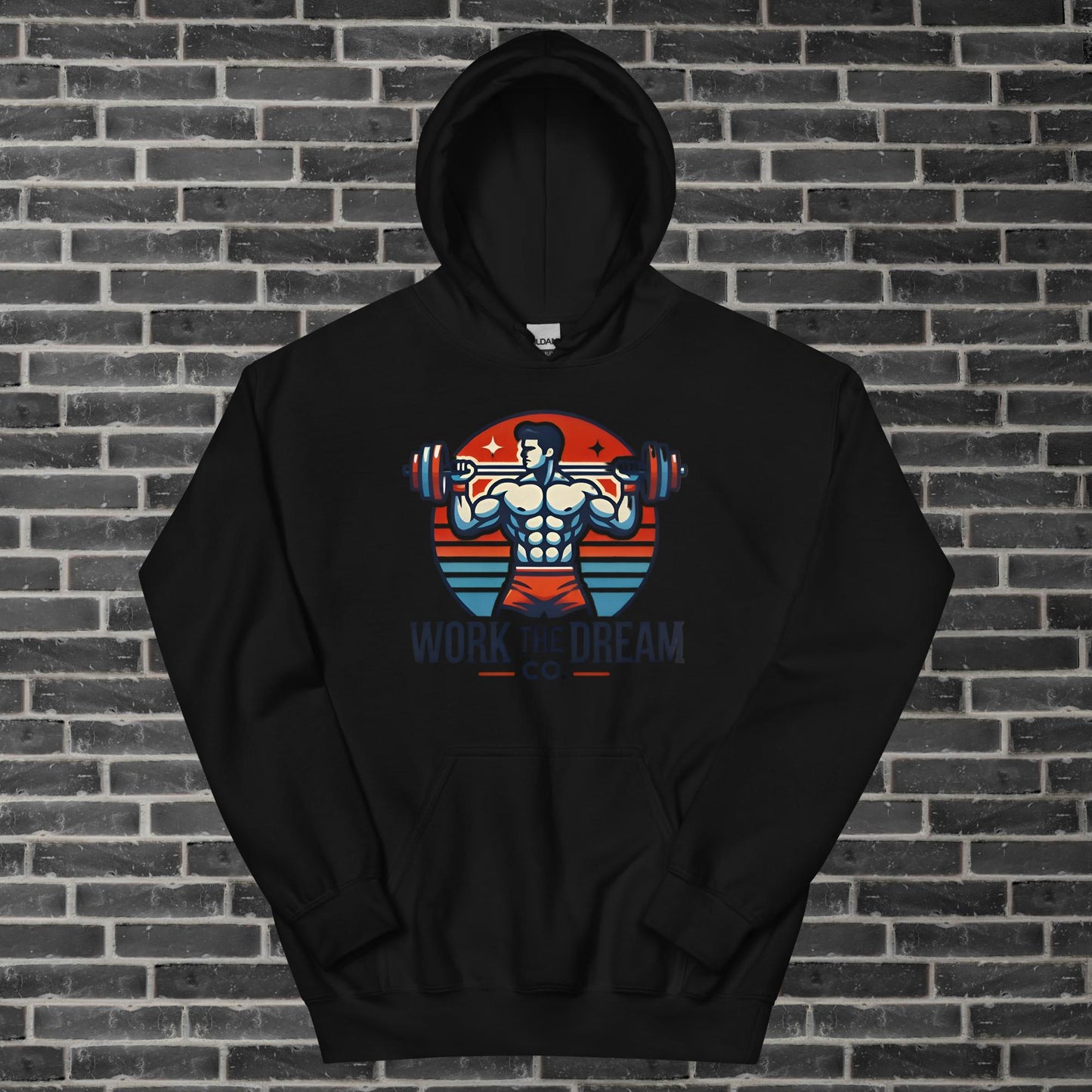 Adult Male Weightlifter Hoodie