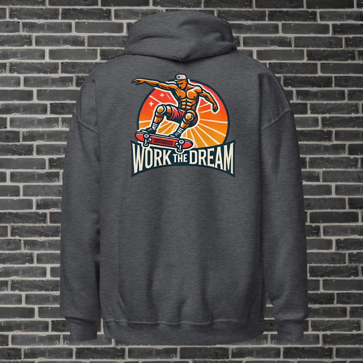 Adult WTD Skateboarding Throwback Hoodie