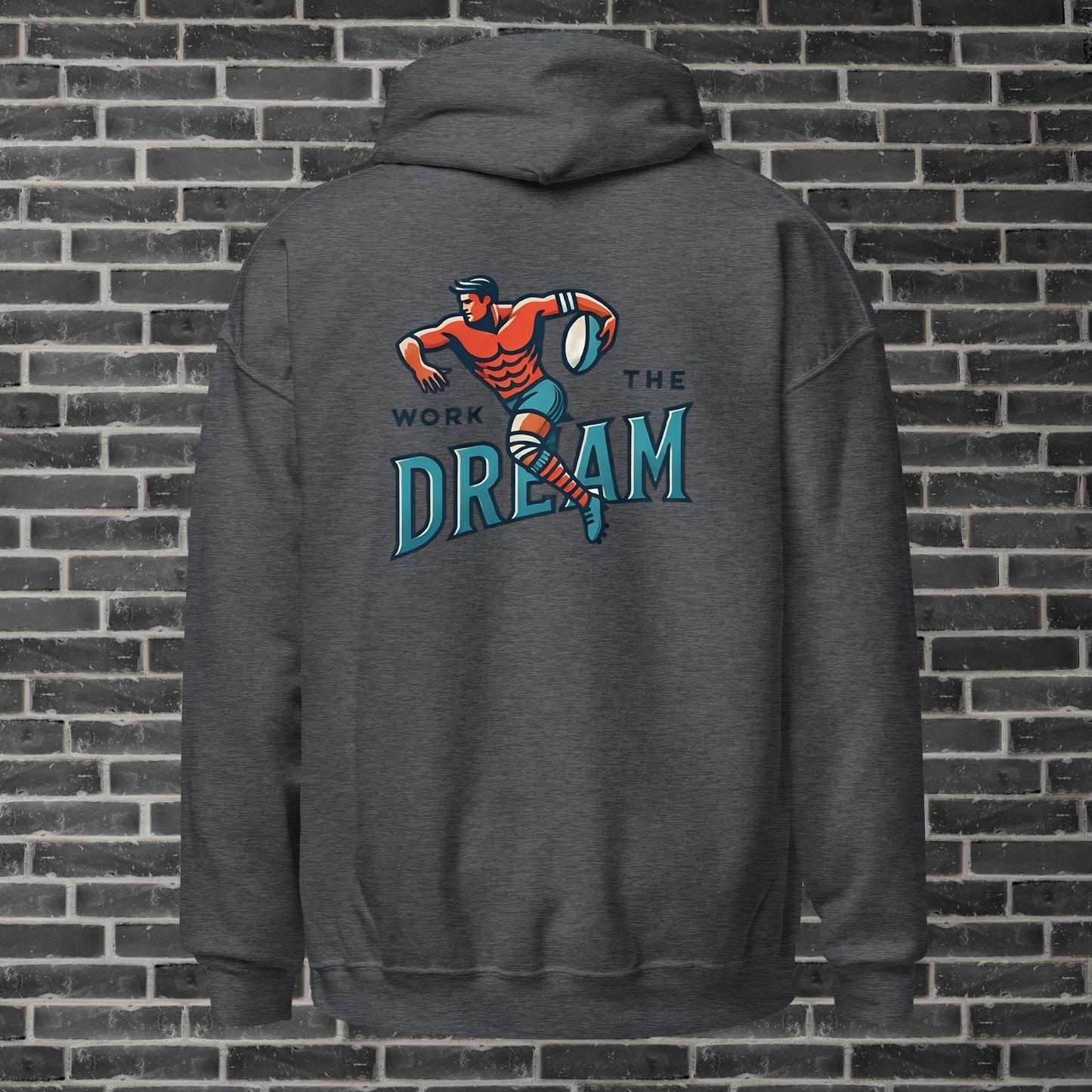 Adult WTD Rugby Throwback Hoodie