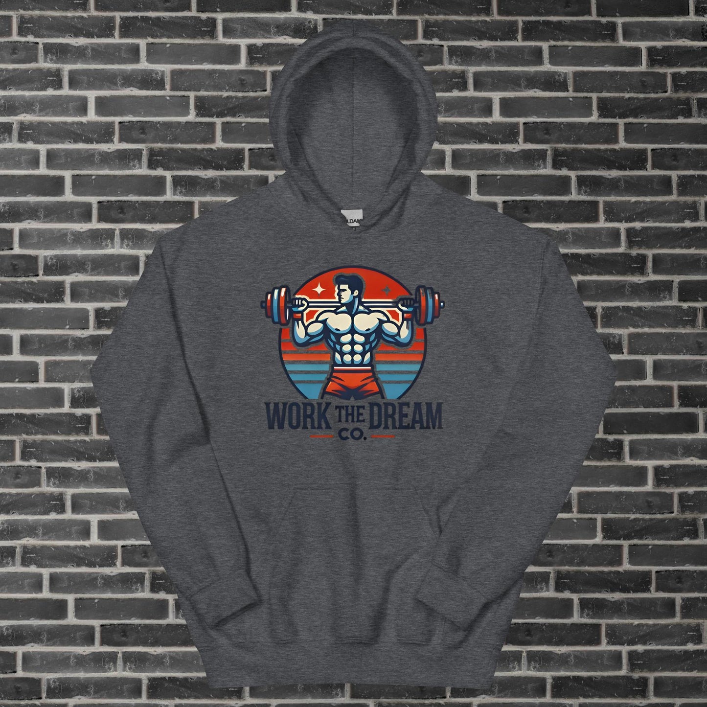 Adult Male Weightlifter Hoodie