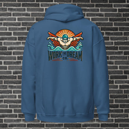 Adult WTD Swimming Throwback Hoodie