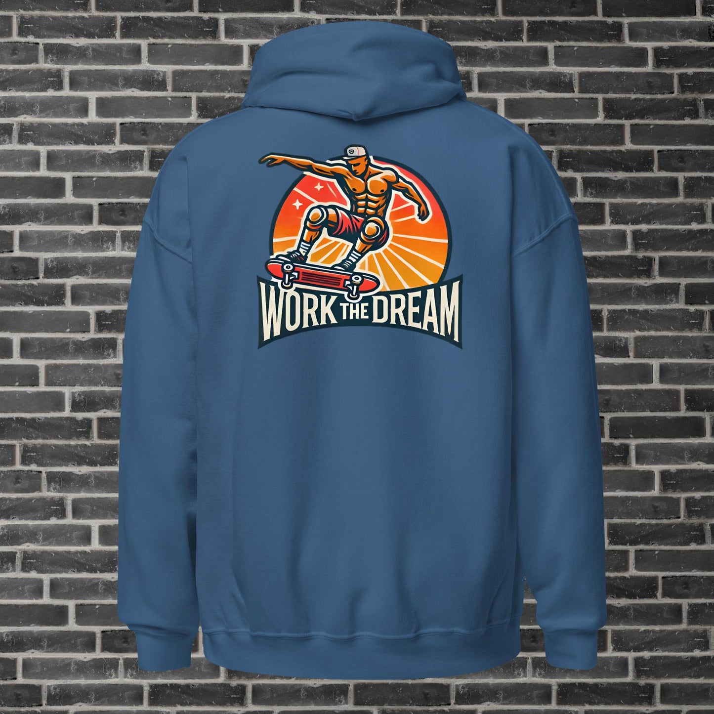 Adult WTD Skateboarding Throwback Hoodie