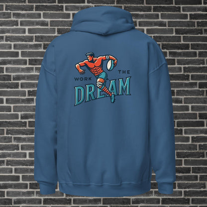 Adult WTD Rugby Throwback Hoodie