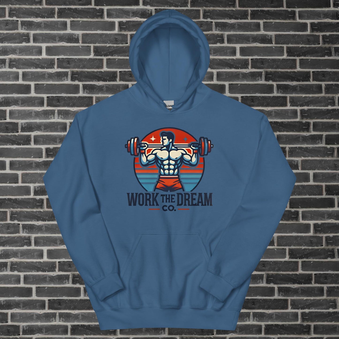 Adult Male Weightlifter Hoodie