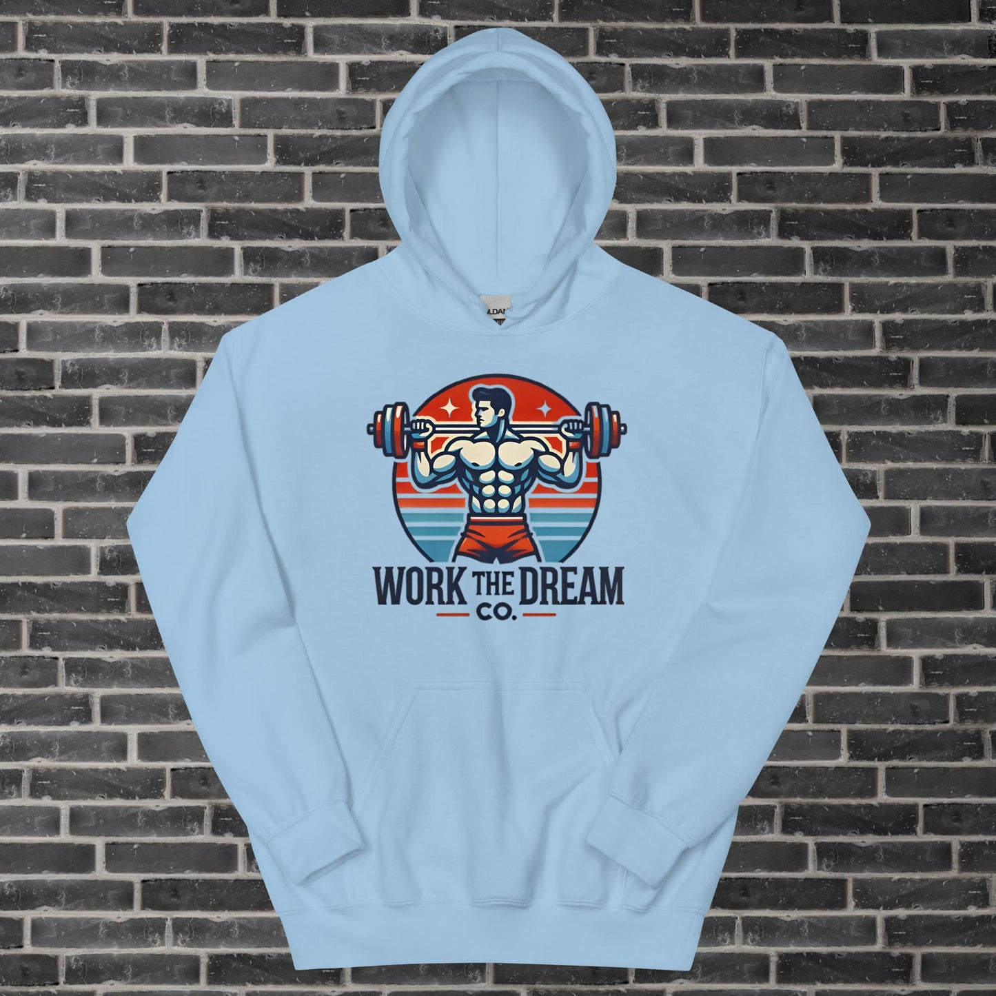 Adult Male Weightlifter Hoodie