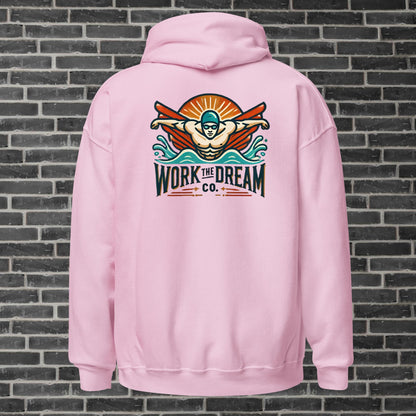 Adult WTD Swimming Throwback Hoodie