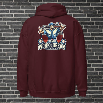 Adult WTD Baseball Throwback Hoodie