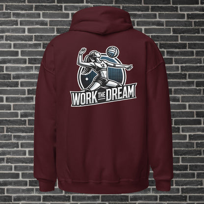 Adult WTD Female Volleyball  Legend Hoodie