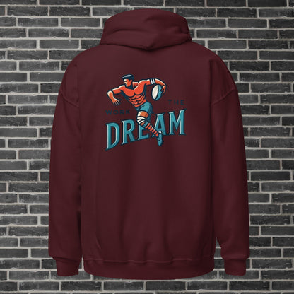 Adult WTD Rugby Throwback Hoodie