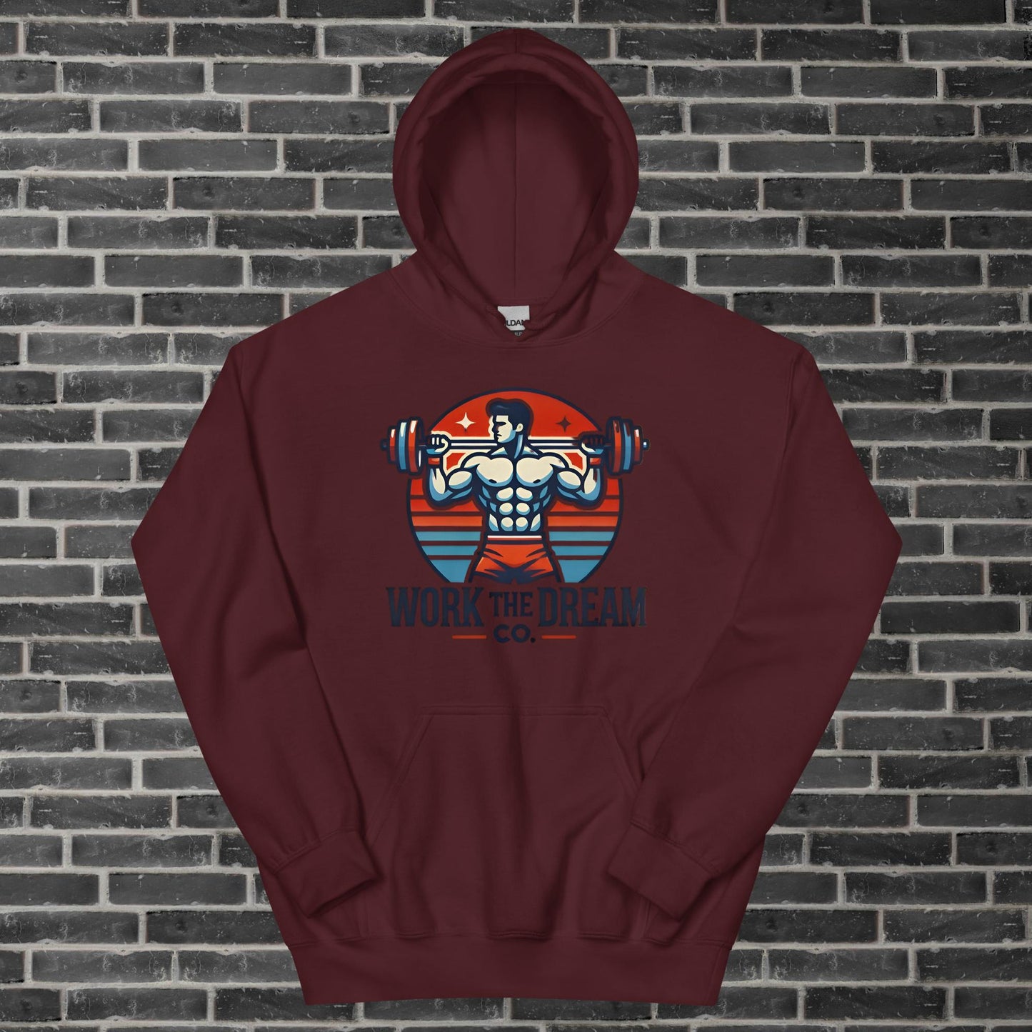 Adult Male Weightlifter Hoodie