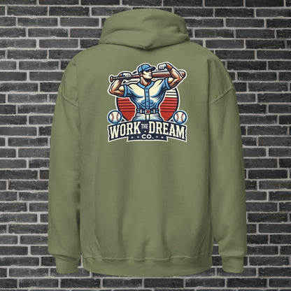 Adult WTD Baseball Throwback Hoodie