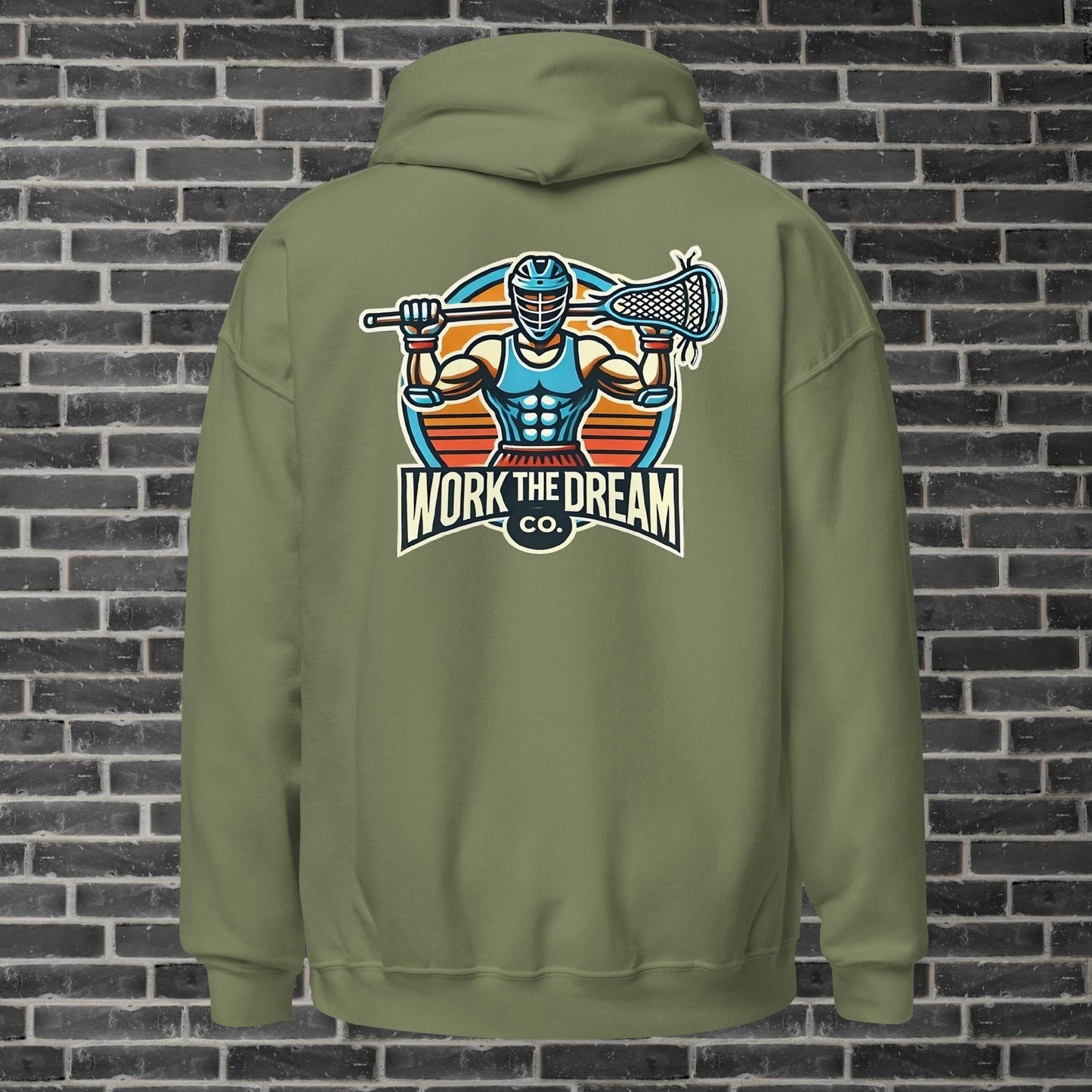 Adult WTD Lacrosse Throwback Hoodie