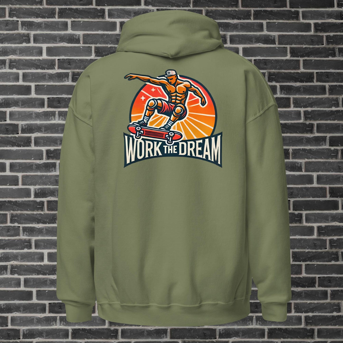 Adult WTD Skateboarding Throwback Hoodie