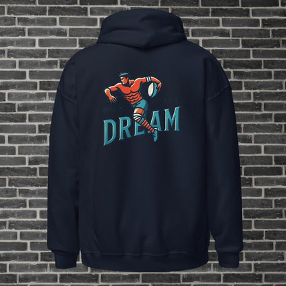 Adult WTD Rugby Throwback Hoodie