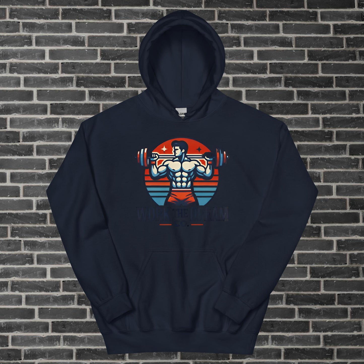 Adult Male Weightlifter Hoodie