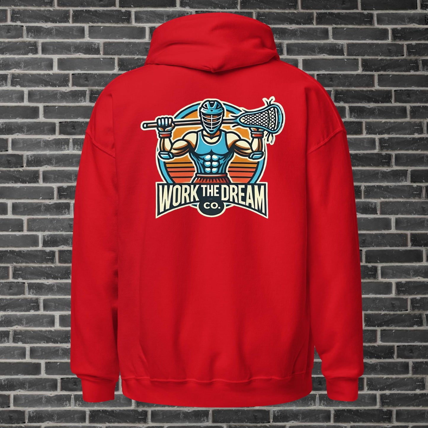 Adult WTD Lacrosse Throwback Hoodie