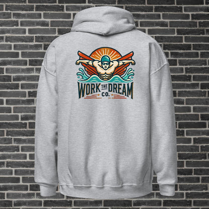 Adult WTD Swimming Throwback Hoodie
