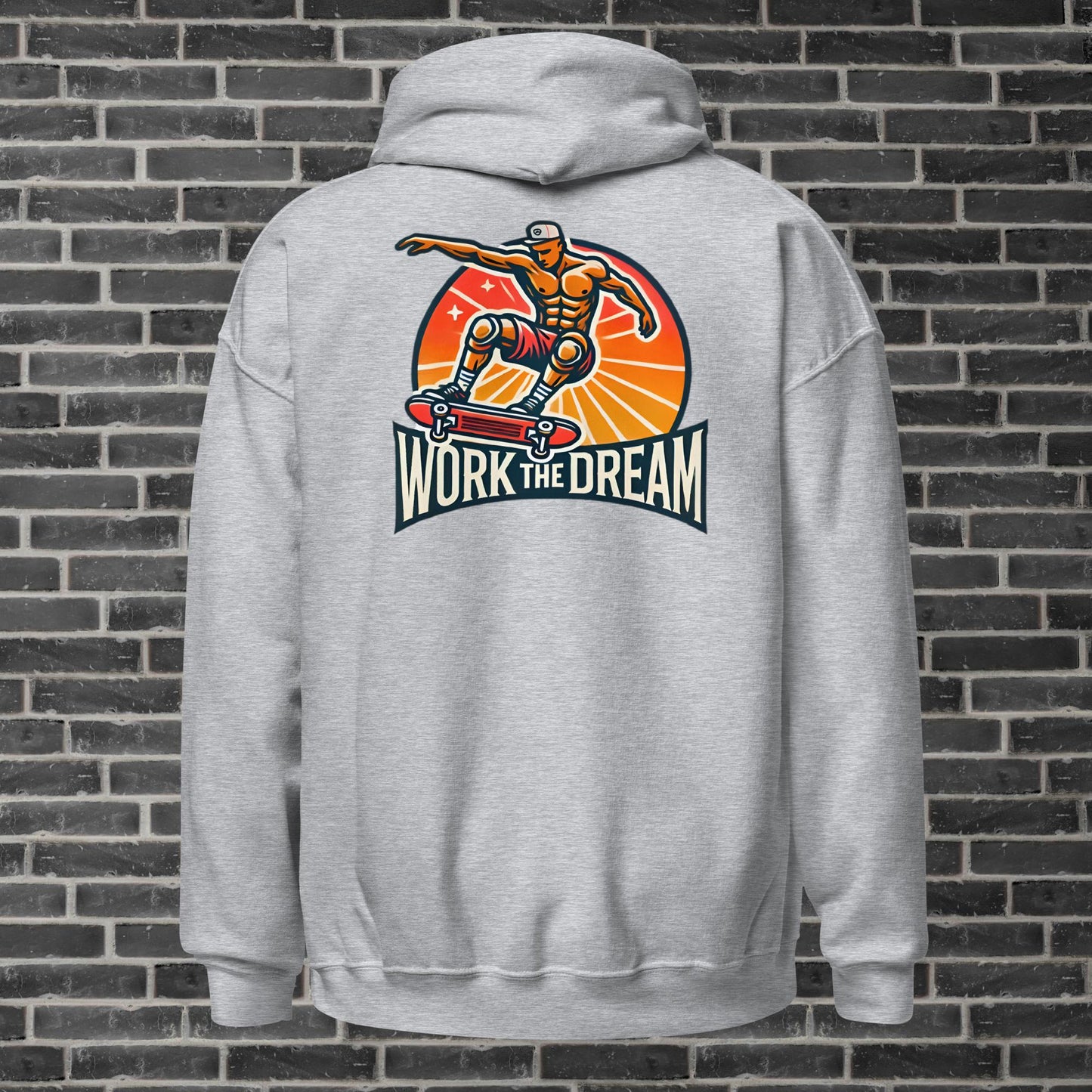 Adult WTD Skateboarding Throwback Hoodie