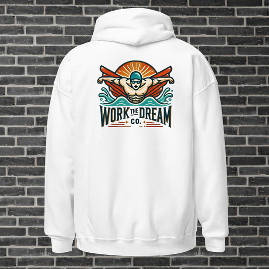 Adult WTD Swimming Throwback Hoodie