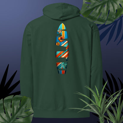 Adult WTD Tropical Surfboard Hoodie