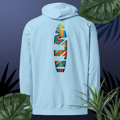 Adult WTD Tropical Surfboard Hoodie