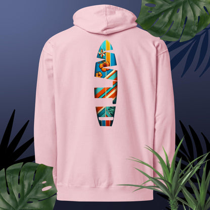 Adult WTD Tropical Surfboard Hoodie