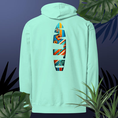 Adult WTD Tropical Surfboard Hoodie