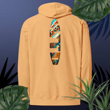 Adult WTD Tribal Surfboard Hoodie
