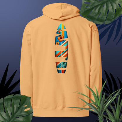 Adult WTD Tropical Surfboard Hoodie