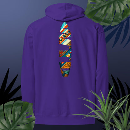 Adult WTD Tribal Surfboard Hoodie