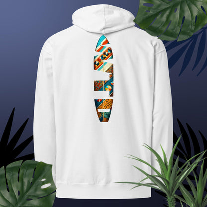 Adult WTD Tribal Surfboard Hoodie